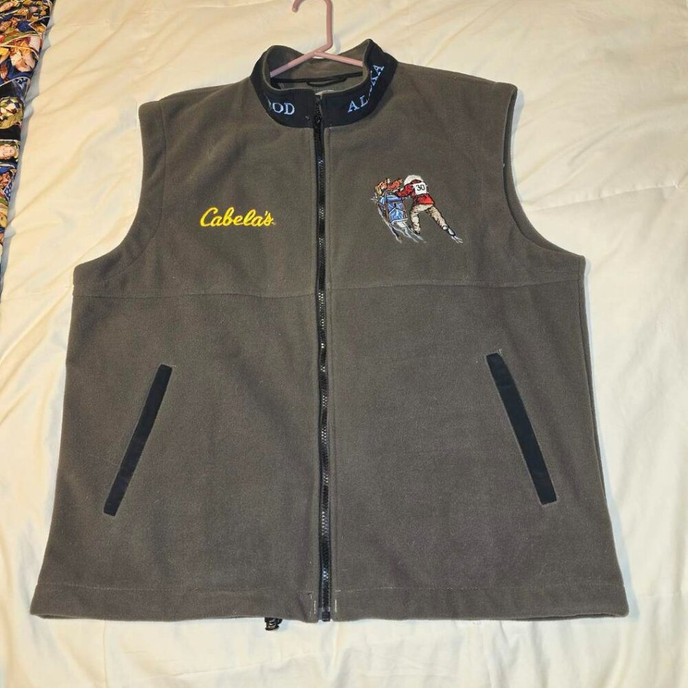 2002 Iditarod Sledding Vest - Cabelas Men's Size L Reg